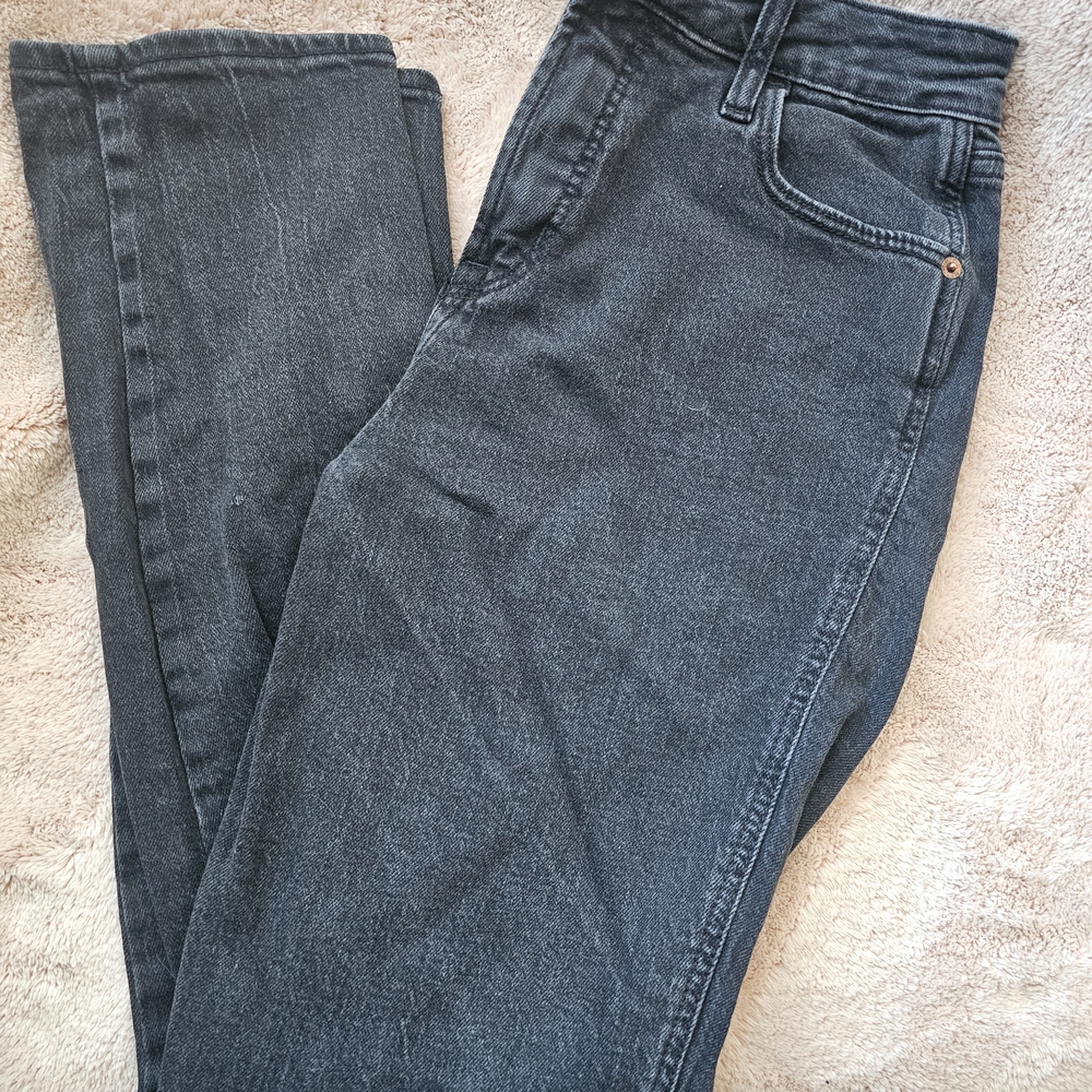 Old Navy Dark Gray Boyfriend Jeans